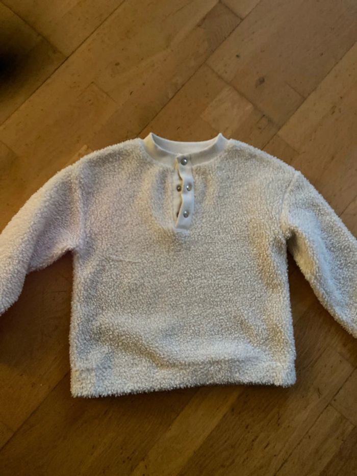 Sweat effet moutonné kiabi 8 ans