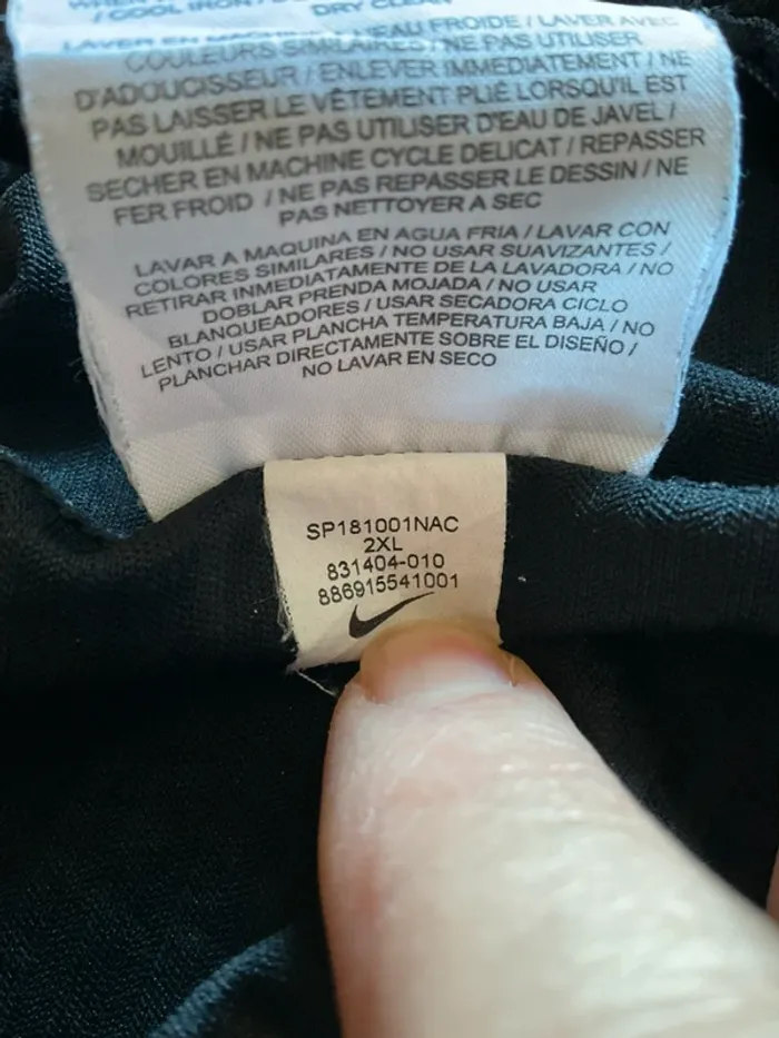 Short de sport léger noir pour homme Nike taille XXL 462 - photo numéro 13