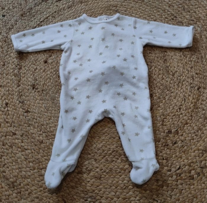 Pyjama velours etoile