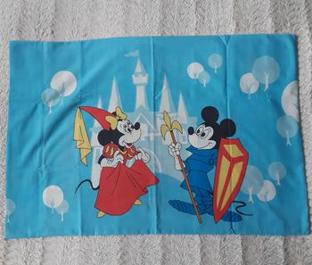 Taie oreiller vintage Disney Kingdom Mickey et Minnie