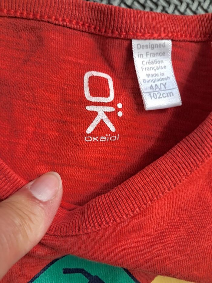 T shirt okaidi 4 ans - photo numéro 4