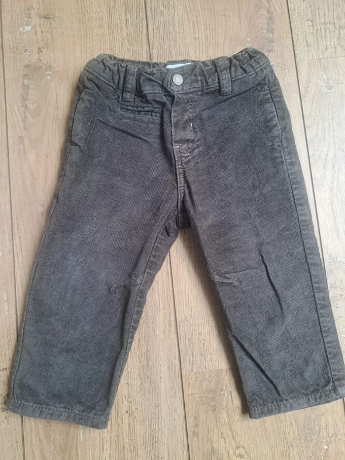 pantalon velours 12 mois