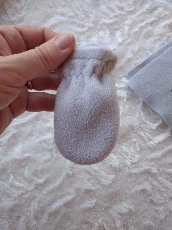 Ensemble (écharpe, gants, bonnet) Mixte 0/3 mois étoile Auchan - photo numéro 6