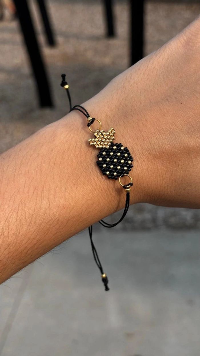 Bracelet ananas tissé en perles 🍍