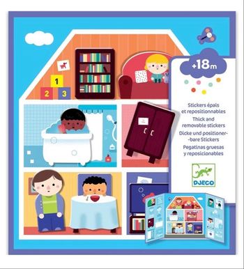 Stickers repositionnables avec triptyque 