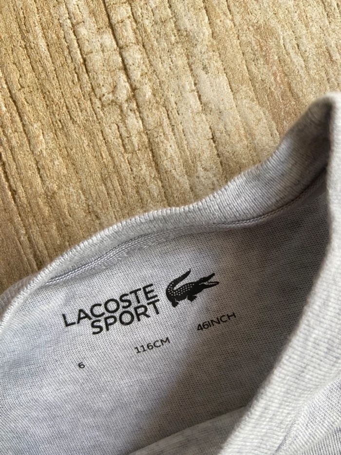 T-shirt Lacoste manches courtes fille - photo numéro 5
