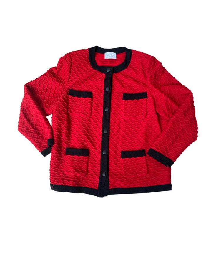 Veste en laine rouge Stizzoli taille 50 IT (46 FR)