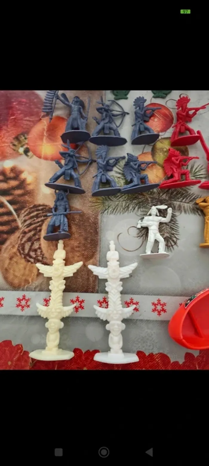 Gros lot indiens, chevaux et accessoires Vintage - photo numéro 6