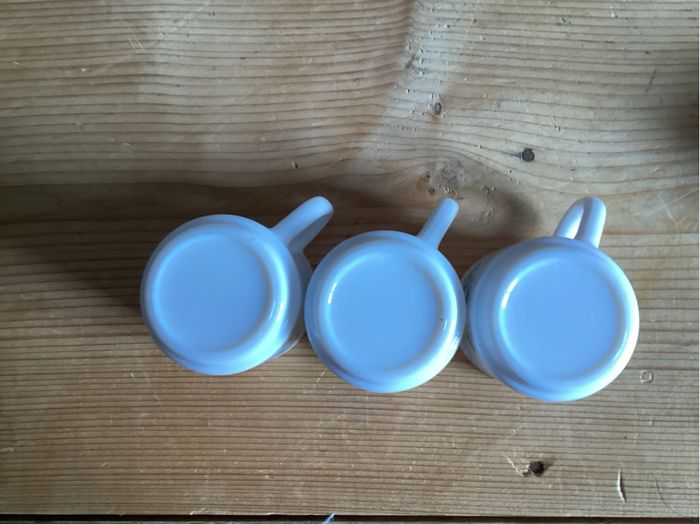 6 Tasses à café motif myosotis Arcopal - photo numéro 8