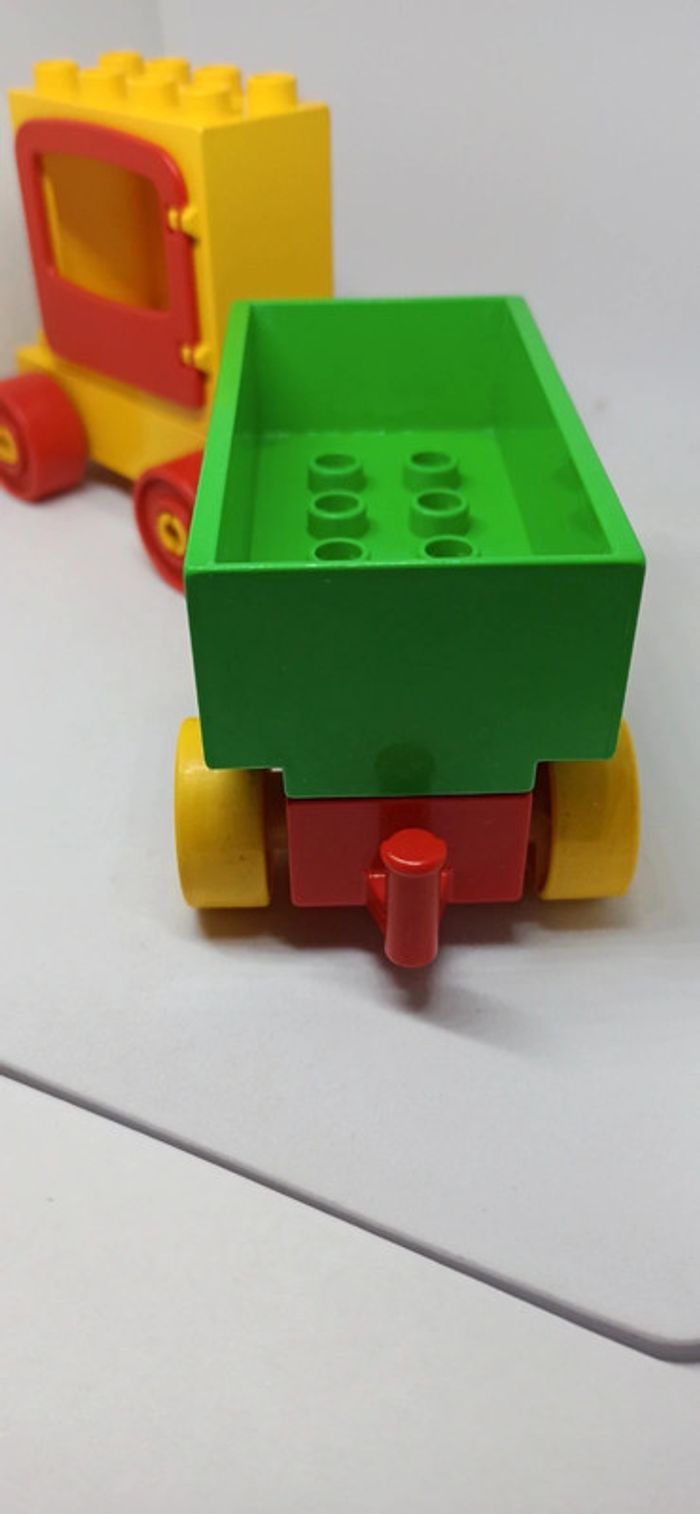Wagon et remorque lego duplo vintage - photo numéro 9