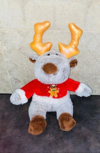 peluche renne 40cm