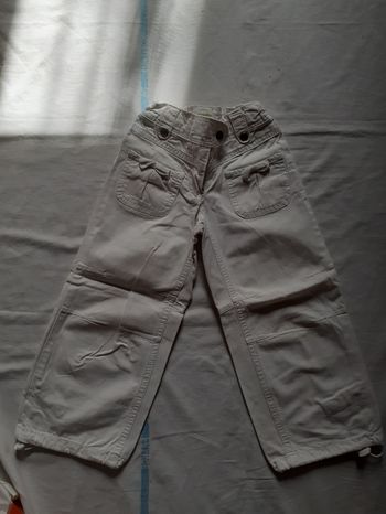 Pantalon blanc à poches