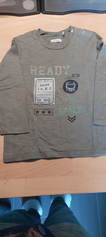 T-shirt ML kaki IKKS 2 ans