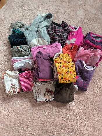 Lot fille 24 mois 50 pieces