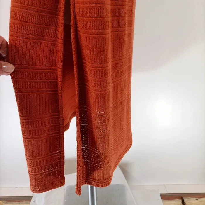 Robe longue Trika studio couleur rouille terracotta - Taille 38 estimée - État neuf - A124 - photo numéro 7