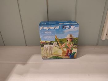Playmobil 4944 Soigneur avec bébé alpaga