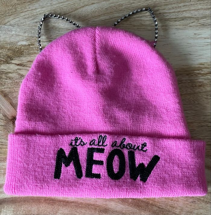 Bonnet Clair’s Rose orné de sequins et Brodé Clair’s taille unique - photo numéro 4