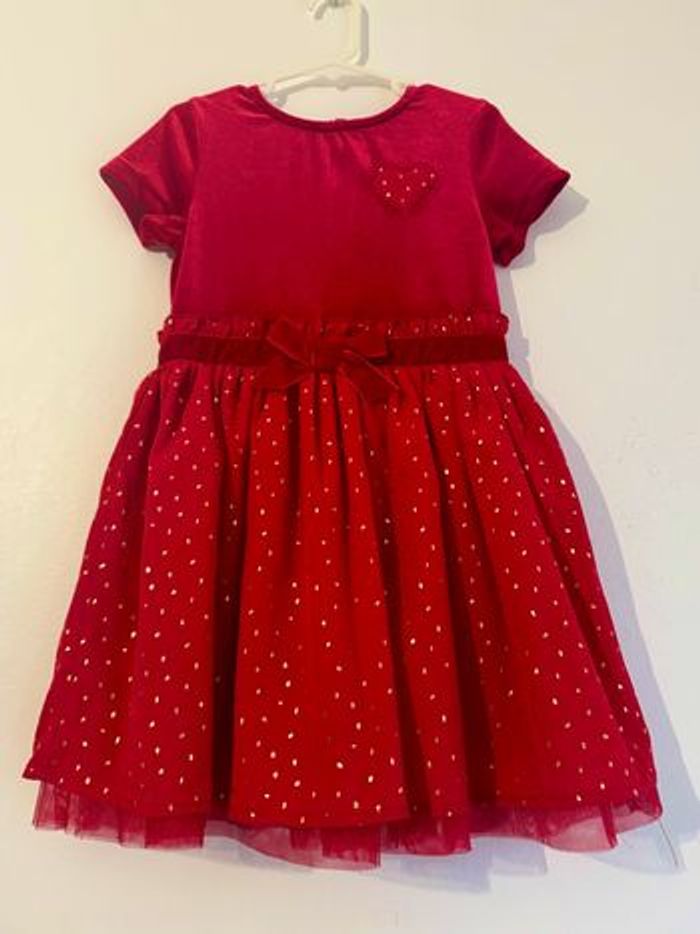 Robe rouge 4ans