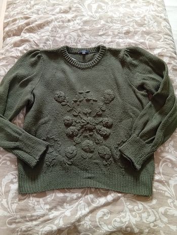 Pull en maille a relief