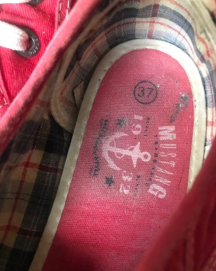 Baskets rouge 37 Mustang - photo numéro 8