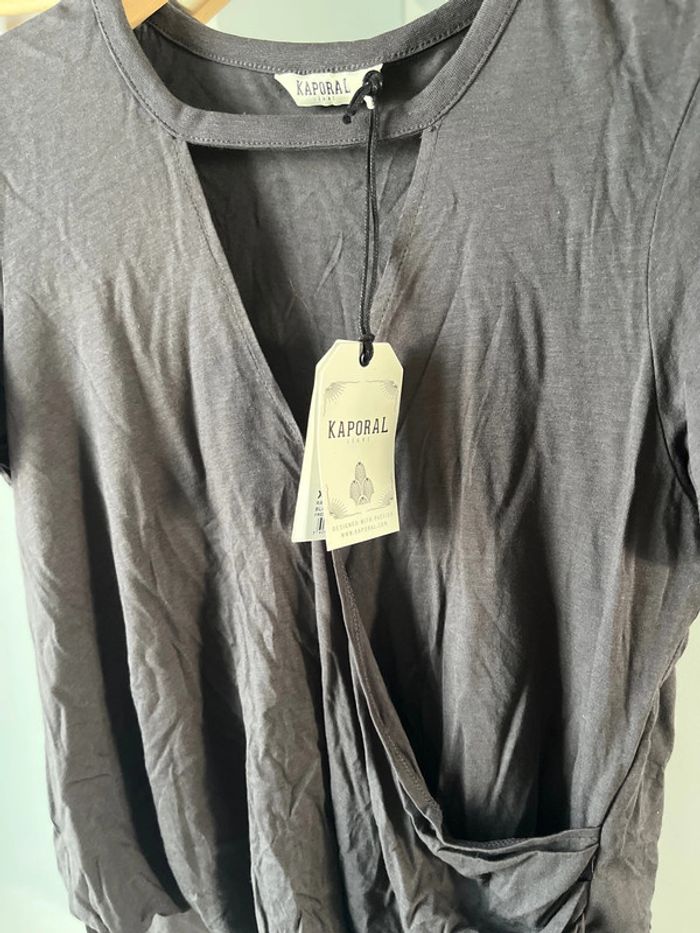 TEE shirt Kaporal jeans femme taille xs neuf avec étiquette - photo numéro 2