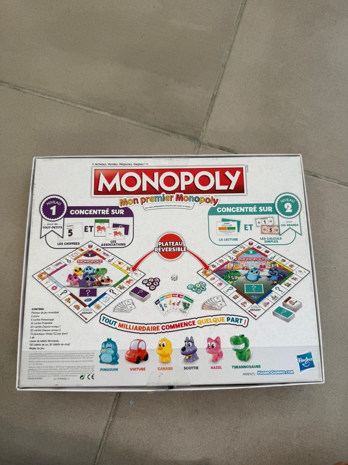 Jeu mon premier Monopoly junior - photo numéro 2