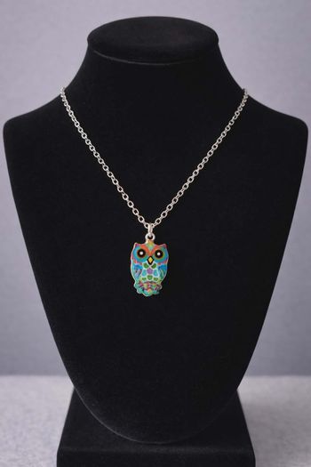 Collier pendentif hibou 