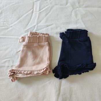 Lot de 2 shorts bébé fille 6 mois Kiabi