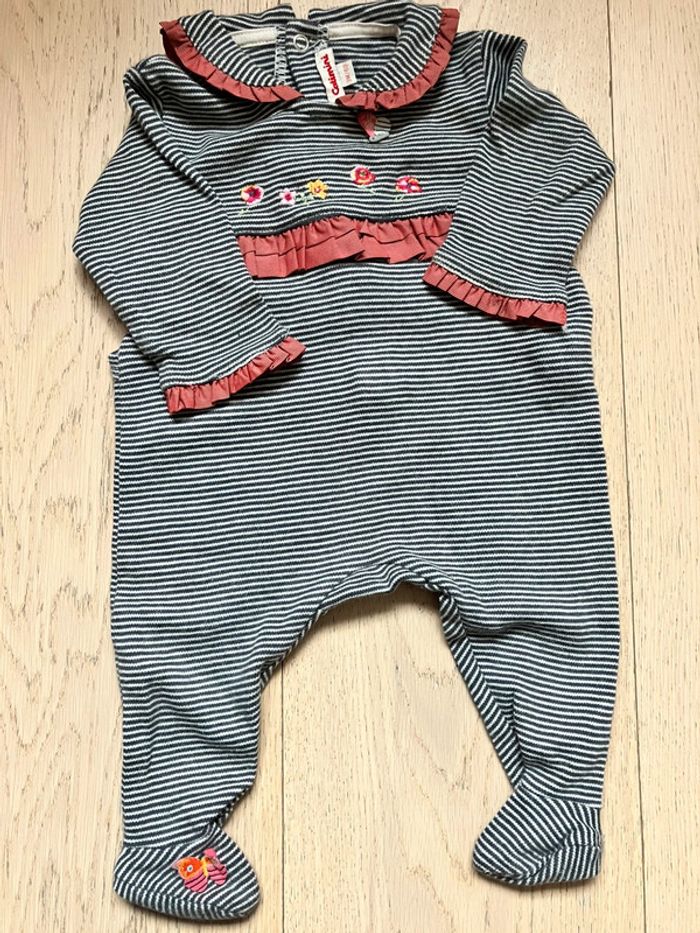 Dors-bien/grenouillère 3 mois fille Catimini