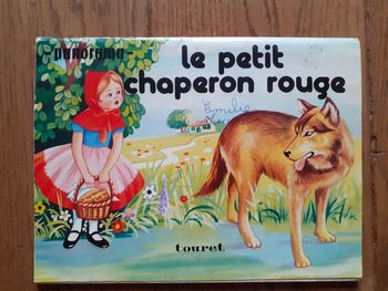livre pop-up vintage petit chaperon rouge