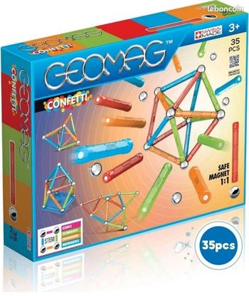 [NEUF] Geomag Classic 351 Confetti – Jeu 35 Pièces