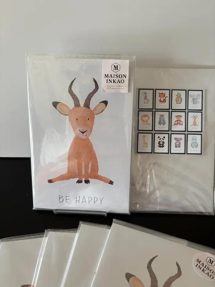 Affiches “Animaux Inspirants” pour chambre enfant