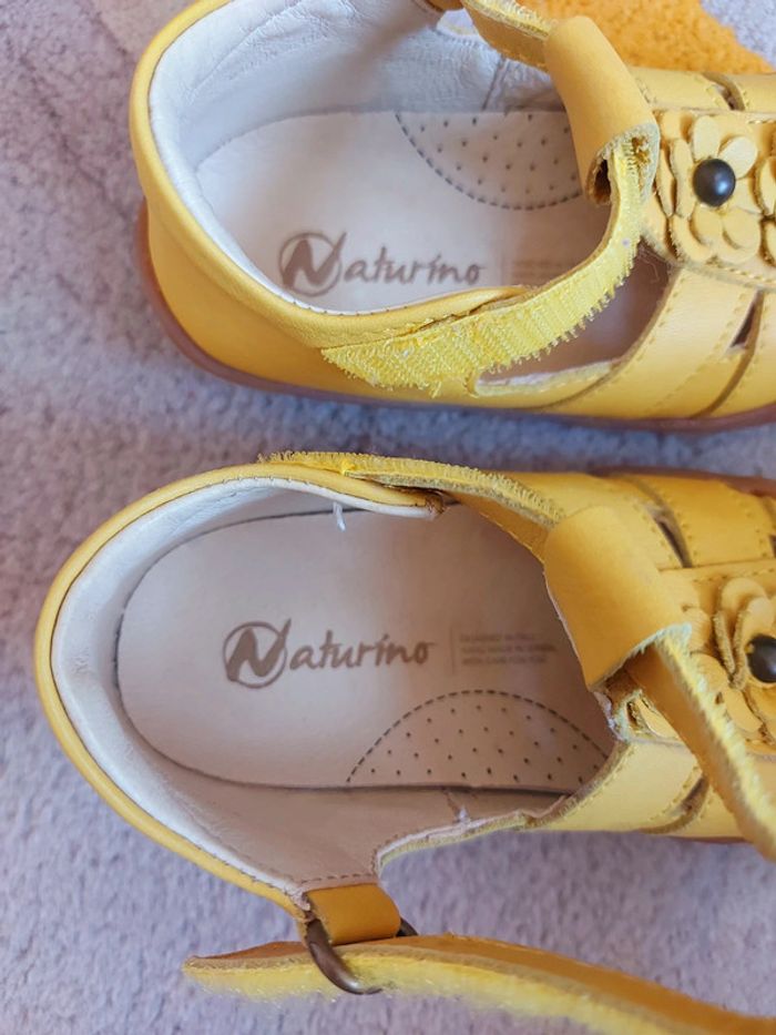 Sandales Naturino Maggy jaune 22 - photo numéro 8