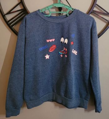 Sweat Primark bleu 38/40
