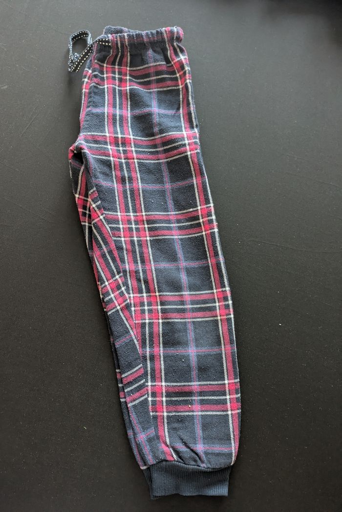 Pyjama à carreaux/étoiles fille 4-6 ans - photo numéro 4