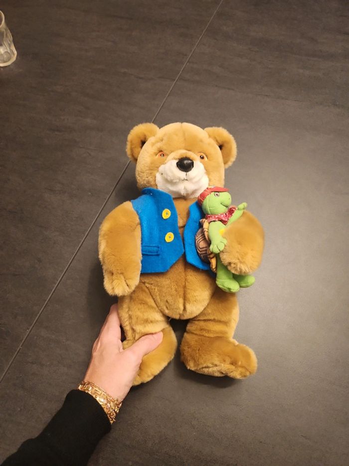 Ours Martin avec doudou franklin - photo numéro 6