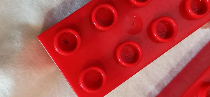 20 briques rouges lego duplo - photo numéro 2