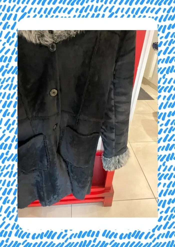Manteau en fausse fourrure Preference 38 - photo numéro 3