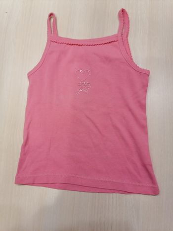 Débardeur rose 4 ans