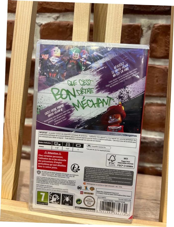 Nitendo switch Lego DC super vilains (code) - photo numéro 2