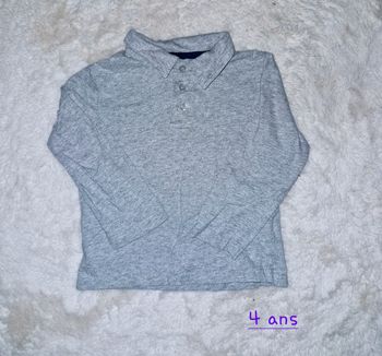 T-shirt col polo garçon 4 ans
