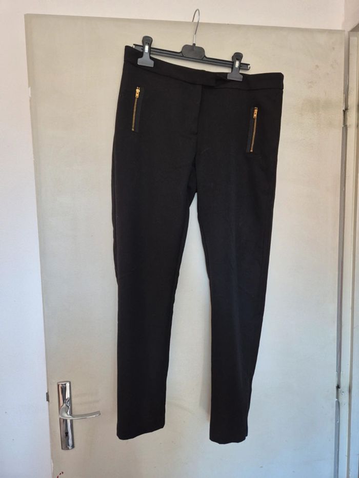Pantalon chino noir Nafnaf 42
