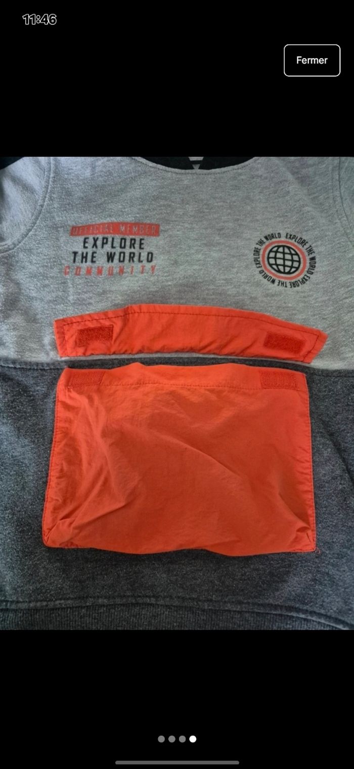 Sweat a capuche garçon 8 ans - photo numéro 4