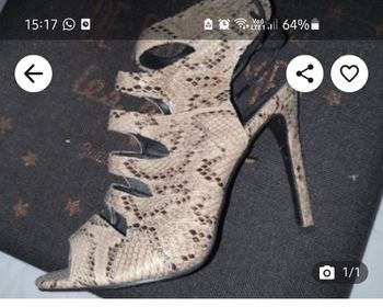 Chaussure serpent