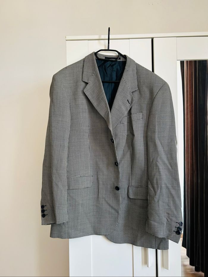 Veste de blazer à motifs tweed Homme Boutique Indépendante Tailles L-XL