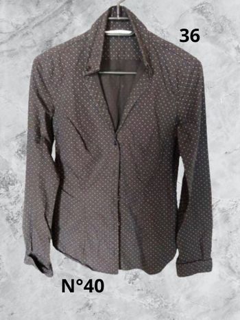 N°40 Chemise noir T36. Xanaka.