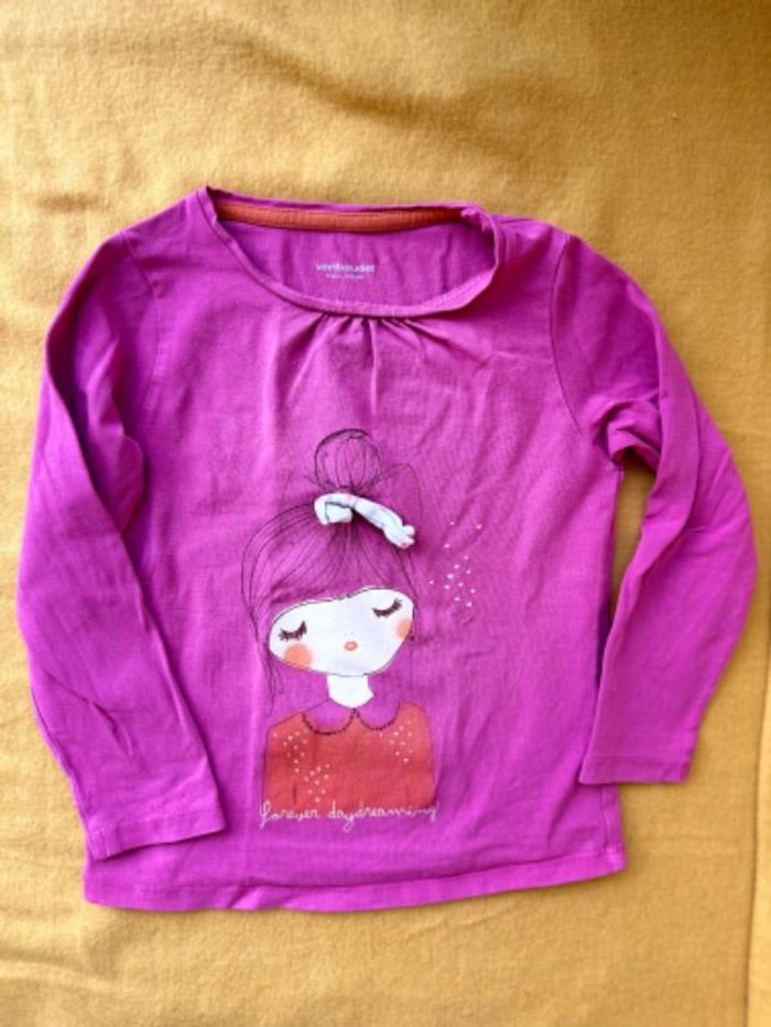 T-shirt rose poupée