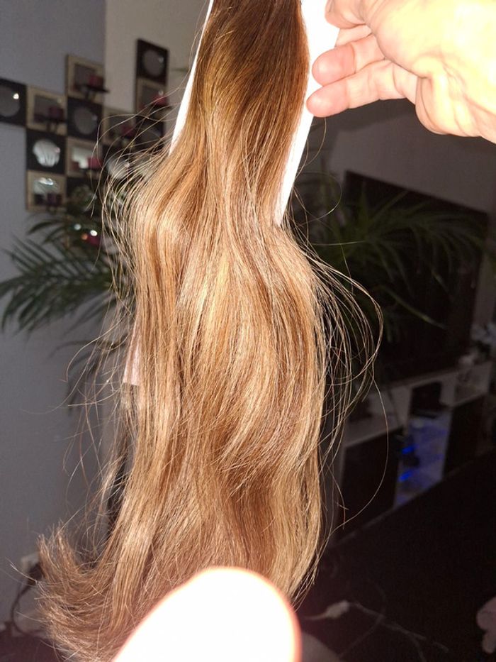 Extension Adhésif 40cm brun moyen et Blond foncé - photo numéro 6