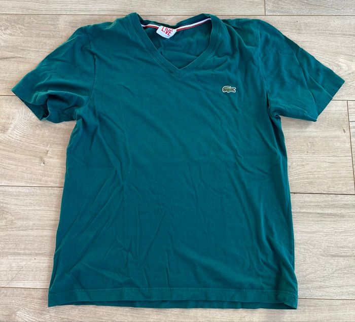 T-shirt col V Lacoste - photo numéro 2