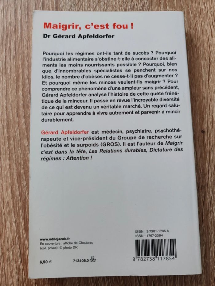 Dr Gérard Apfeldorfer 🌸 Maigrir, c'est fou! - photo numéro 2
